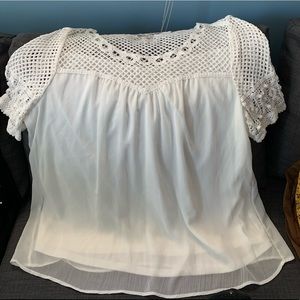 Crocheted blouse